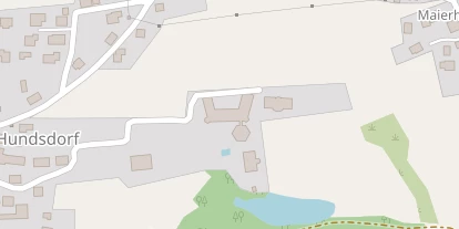 Wellnesshotel auf Satellitenbild
