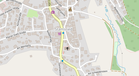 Wellnesshotel auf Satellitenbild