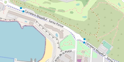 Wellnesshotel auf Satellitenbild