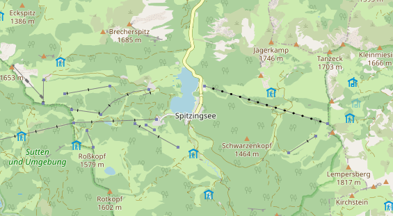 Wellnesshotel auf Karte