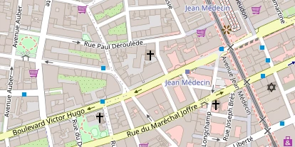 Wellnesshotel auf Satellitenbild