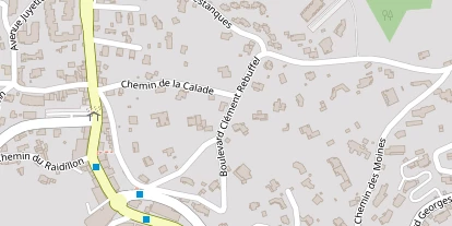 Wellnesshotel auf Satellitenbild