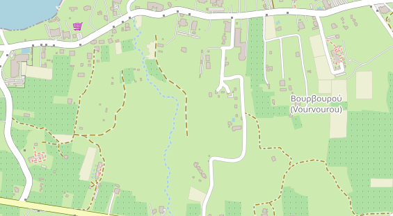 Wellnesshotel auf Satellitenbild