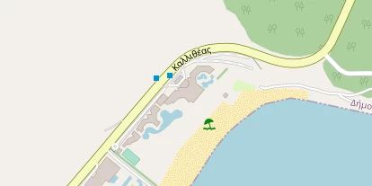 Wellnesshotel auf Satellitenbild