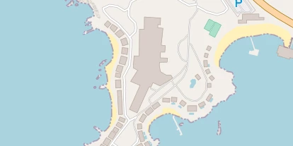 Wellnesshotel auf Satellitenbild