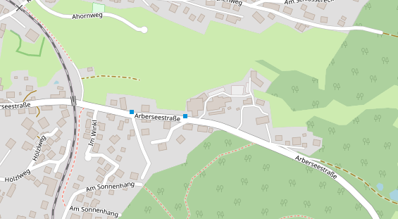 Wellnesshotel auf Satellitenbild