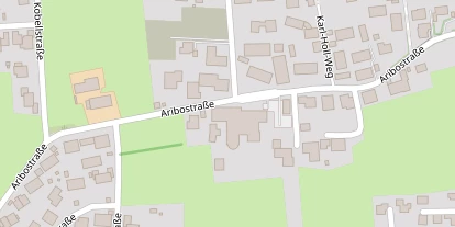 Wellnesshotel auf Satellitenbild