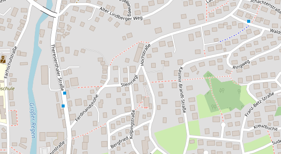 Wellnesshotel auf Satellitenbild