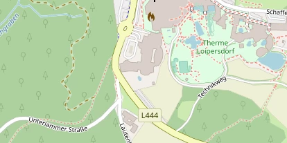 Wellnesshotel auf Satellitenbild