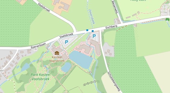 Wellnesshotel auf Satellitenbild