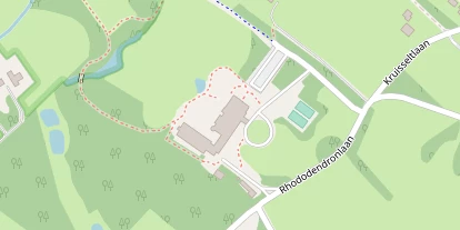 Wellnesshotel auf Satellitenbild