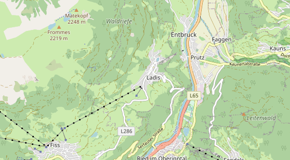 Wellnesshotel auf Karte