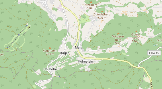 Wellnesshotel auf Karte