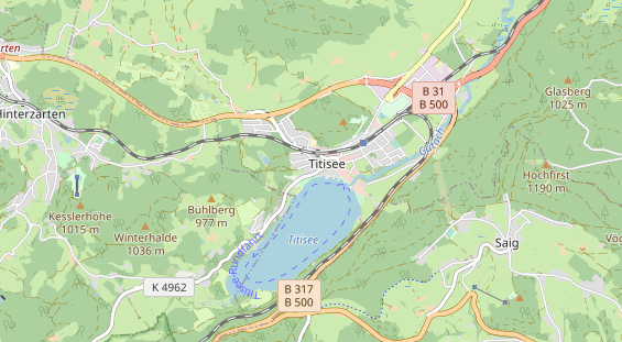 Wellnesshotel auf Karte