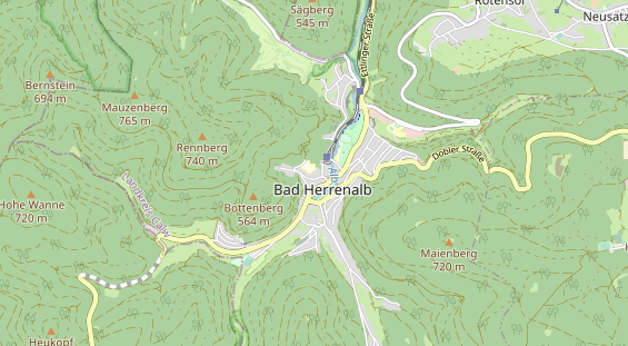 Wellnesshotel auf Karte