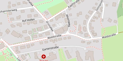 Wellnesshotel auf Satellitenbild