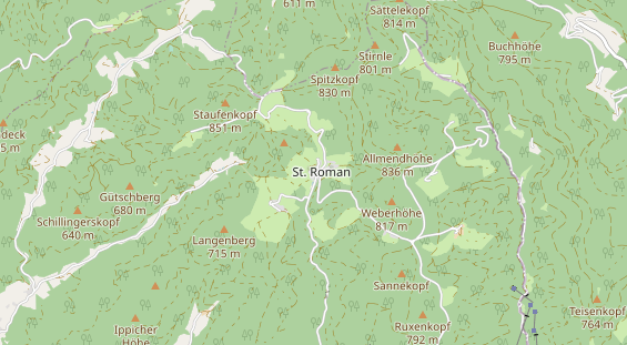 Wellnesshotel auf Karte