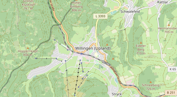 Wellnesshotel auf Karte