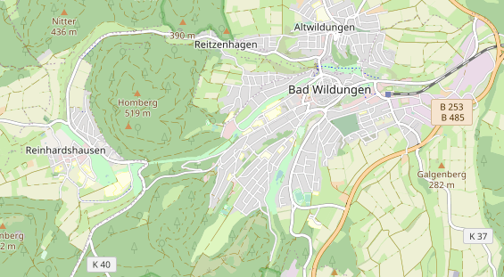 Wellnesshotel auf Karte