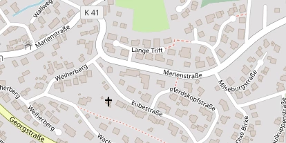 Wellnesshotel auf Satellitenbild
