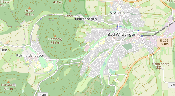 Wellnesshotel auf Karte