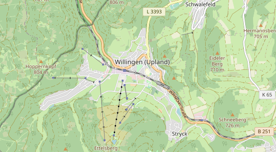 Wellnesshotel auf Karte