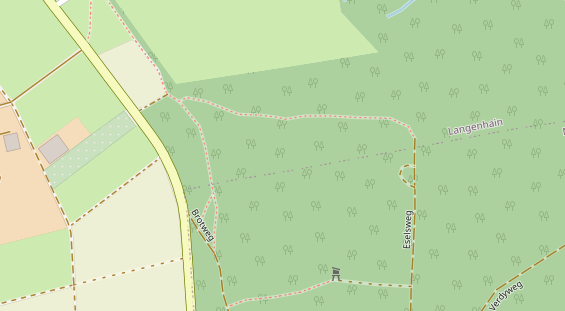 Wellnesshotel auf Satellitenbild