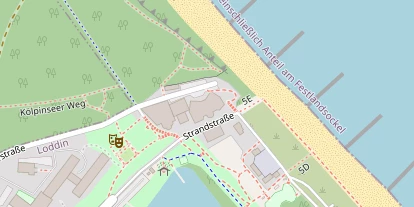 Wellnesshotel auf Satellitenbild