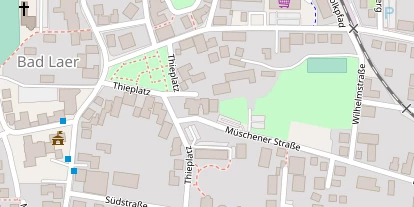 Wellnesshotel auf Satellitenbild