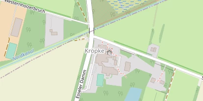 Wellnesshotel auf Satellitenbild