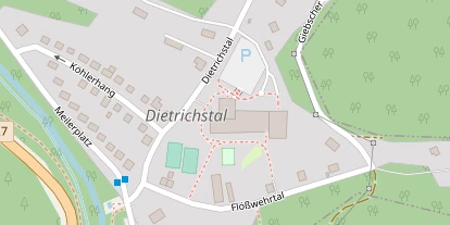 Wellnesshotel auf Satellitenbild