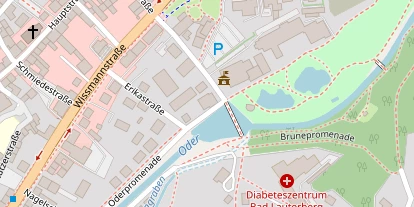 Wellnesshotel auf Satellitenbild