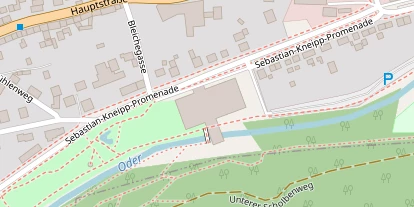 Wellnesshotel auf Satellitenbild