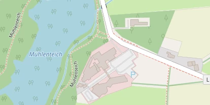 Wellnesshotel auf Satellitenbild