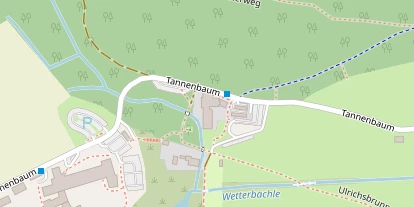 Wellnesshotel auf Satellitenbild
