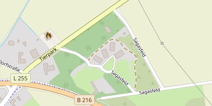 Wellnesshotel auf Satellitenbild