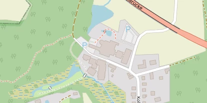 Wellnesshotel auf Satellitenbild