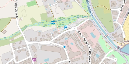 Wellnesshotel auf Satellitenbild