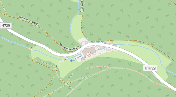 Wellnesshotel auf Satellitenbild