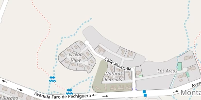 Wellnesshotel auf Satellitenbild