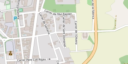 Wellnesshotel auf Satellitenbild