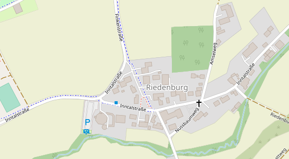 Wellnesshotel auf Satellitenbild