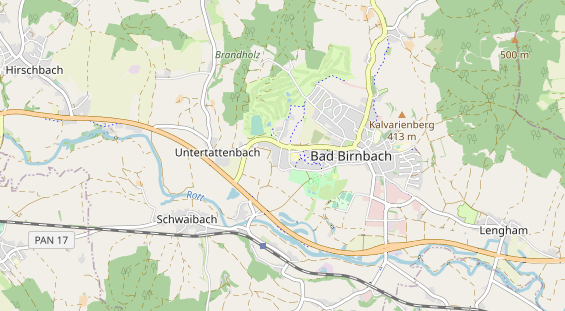 Wellnesshotel auf Karte