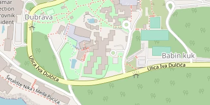 Wellnesshotel auf Satellitenbild