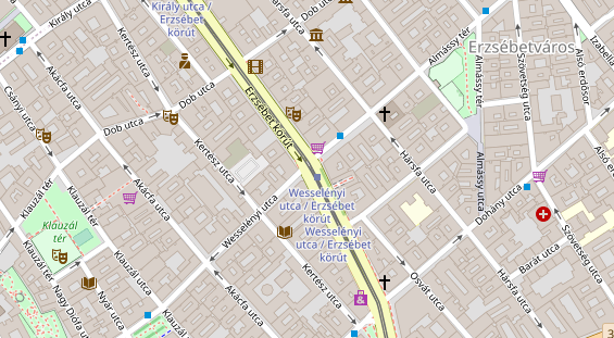 Wellnesshotel auf Satellitenbild