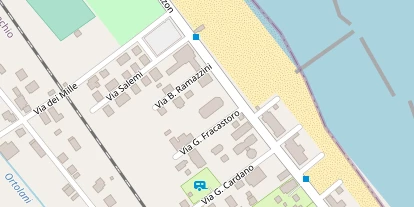 Wellnesshotel auf Satellitenbild