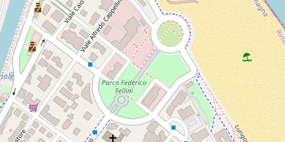 Wellnesshotel auf Satellitenbild