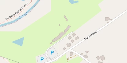 Wellnesshotel auf Satellitenbild