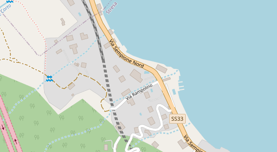 Wellnesshotel auf Satellitenbild