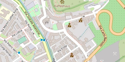 Wellnesshotel auf Satellitenbild